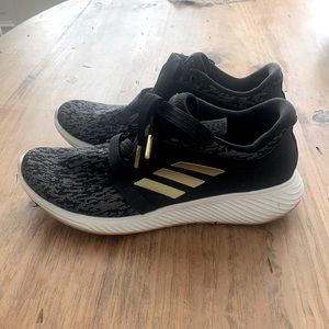 Adidas Edge Lux Gold and Black Size 7.5